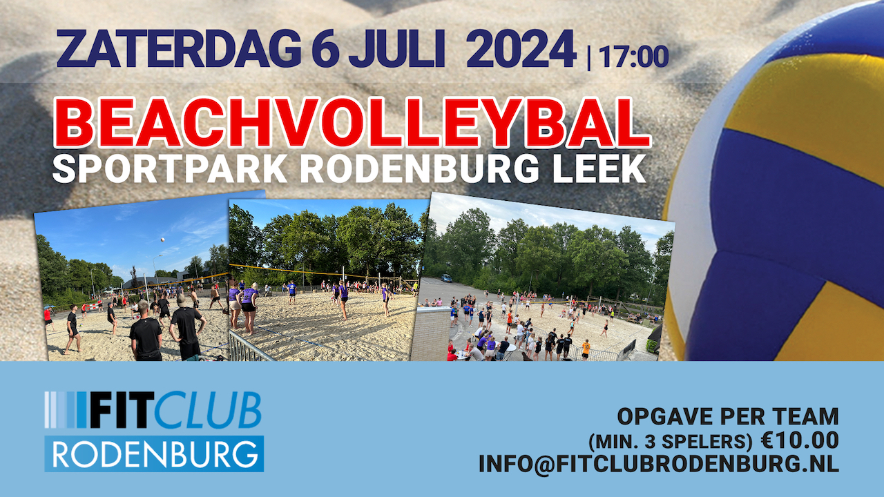Beachvolleybaltoernooi Leek